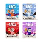 Bitsy's Soft Baked Bars - Kid Snacks with Whole Grains, Variety Pack- 4 Boxes of 5 bars (20 Individu