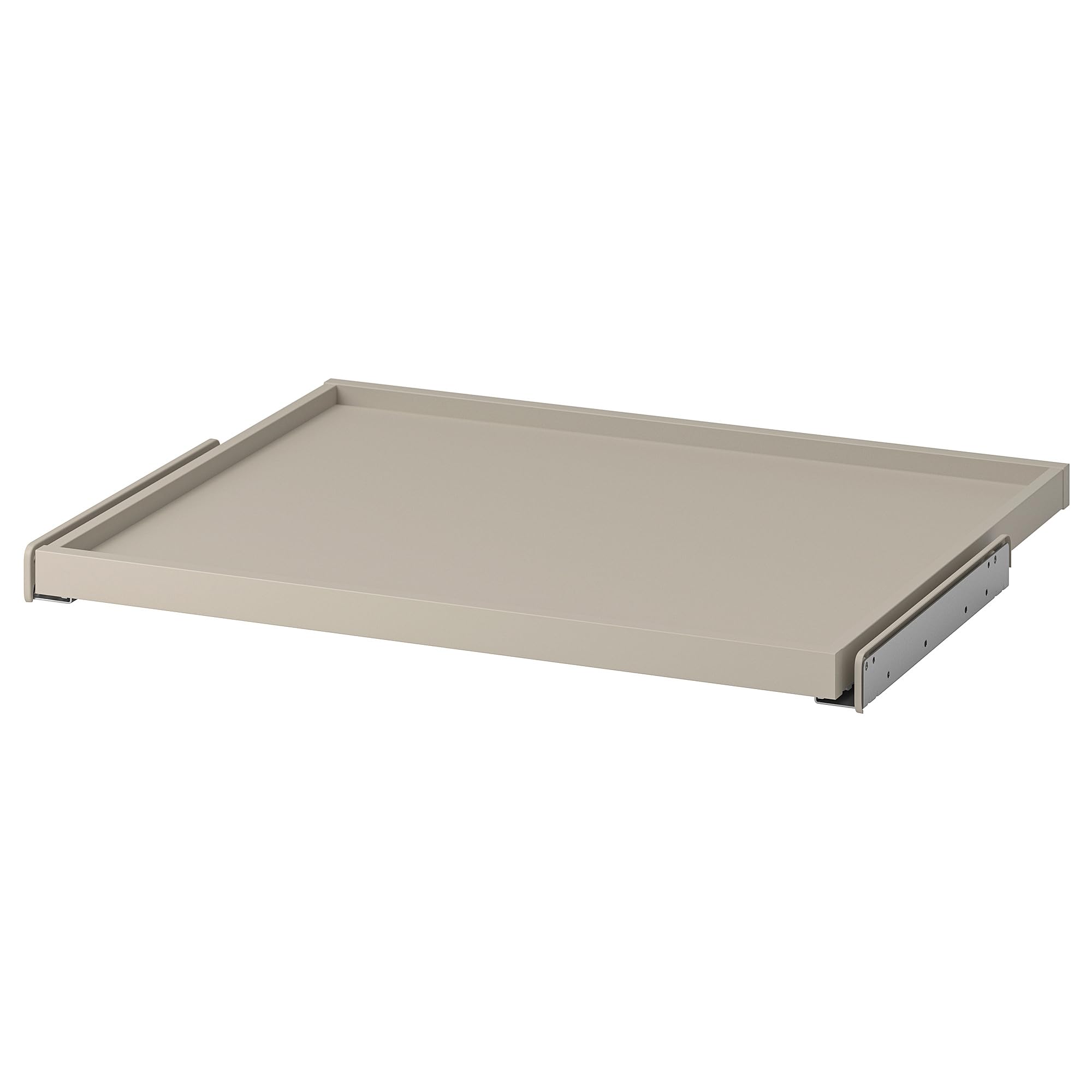 Plateau extractible KOMPLEMENT gris-beige 75x58 cm pour dressing