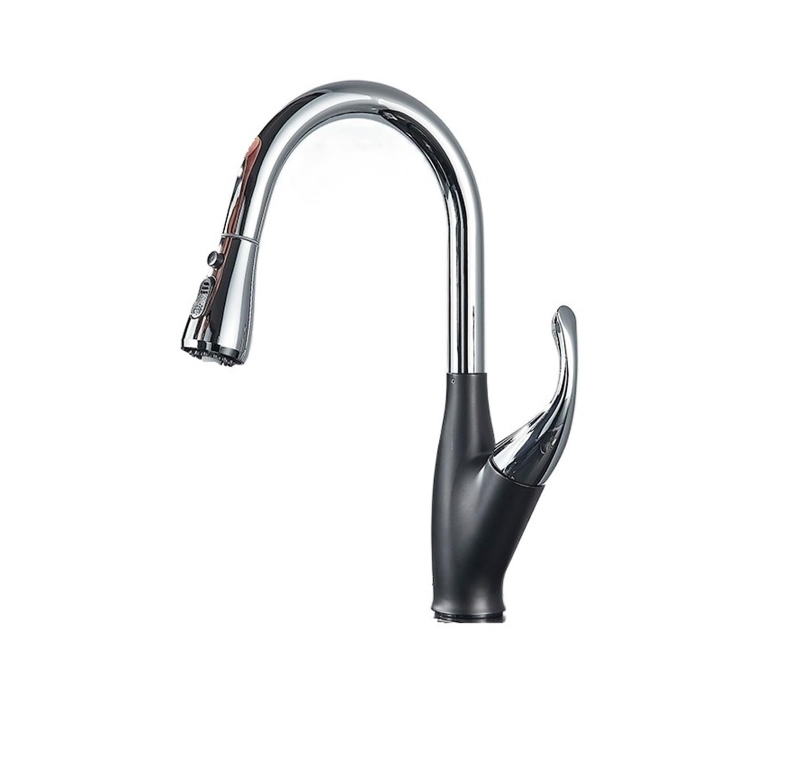 HADECOLL Pull-Out Faucet Touch Sensor Kitchen Faucets Sensitive Smart Touch Control Faucet Mixer Tap Touch Control Smart Kitchen Sink Taps Easy To Install,Sensor-Black Chrome