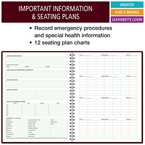 Class Record Book For 9-10 Weeks. 35 Names. Larger Grade Recording Squares. (R1035) #TOP3