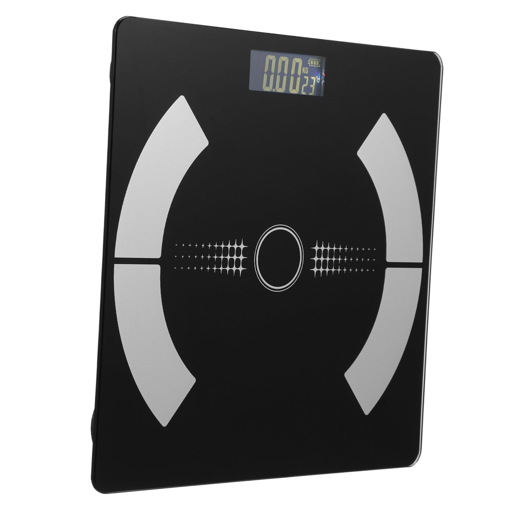 Bilancia Digitale Corpo in Vetro Temperato Bilancia Pesapersone con Connessione Wireless Ricaricabile USB Misurazione Precisa per Casa e Viaggi Design Compatto e Resistente
