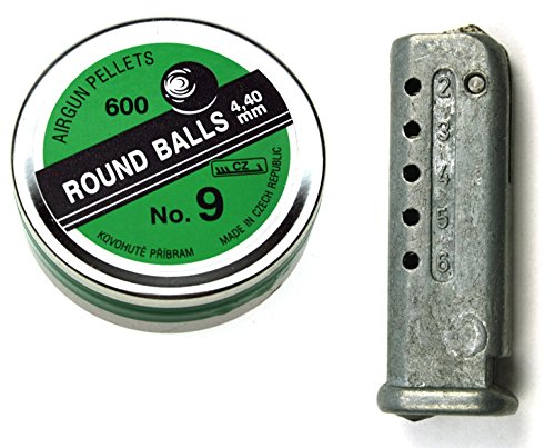 Punktkugeln No.09 4,4mm 600er mit Kugelaufnahmebehälter Mod. 310, 49a (6er)