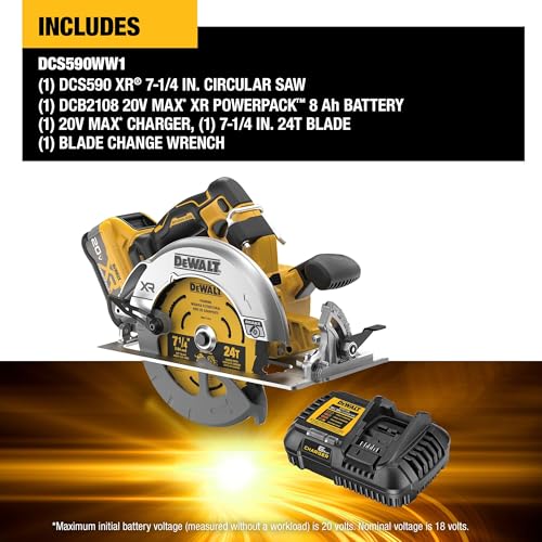 DEWALT 20V MAX XR 7-1/4 in. Circular Saw