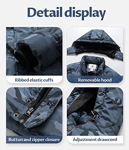 Image of Men's Puffer Jacket Waterproof Winter Parka jacket Warm Thicken Ski Coat