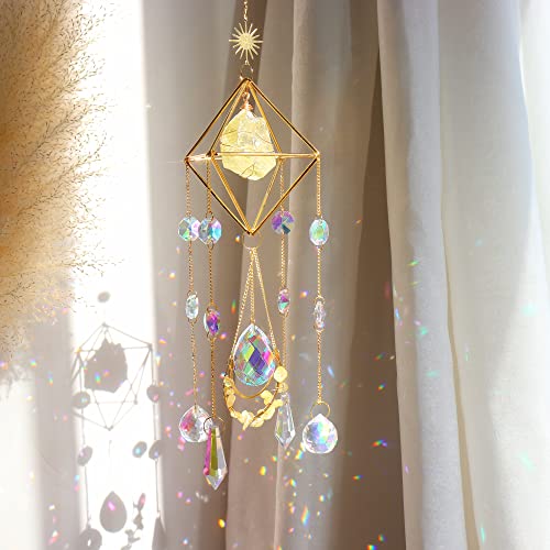 Citrine Crystal Suncatchers Colorful...