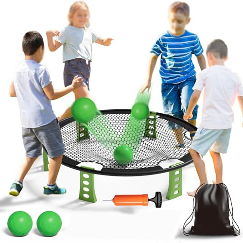 Mini juego de voleibol de playa, juego de pelota de playa al aire libre, juego de 34 pulgadas al aire libre incluye 2 pelotas, juguetes de playa, juegos de jardín, for principiantes, jugadores más jóv