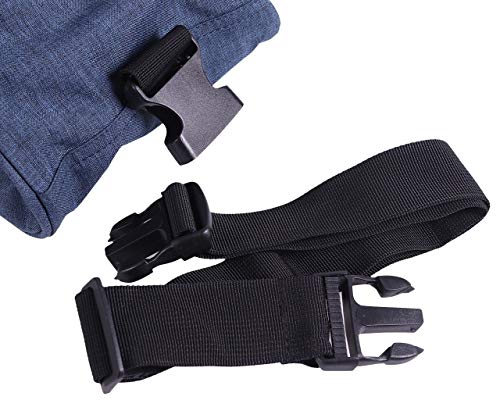 Bolsa para botas azul de senderismo porta botas de montaña con cremallera 5