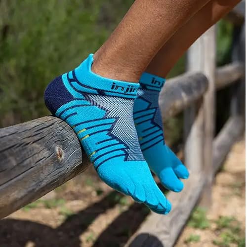 Image of Injinji Men's Run Midweight No Show Toesocks