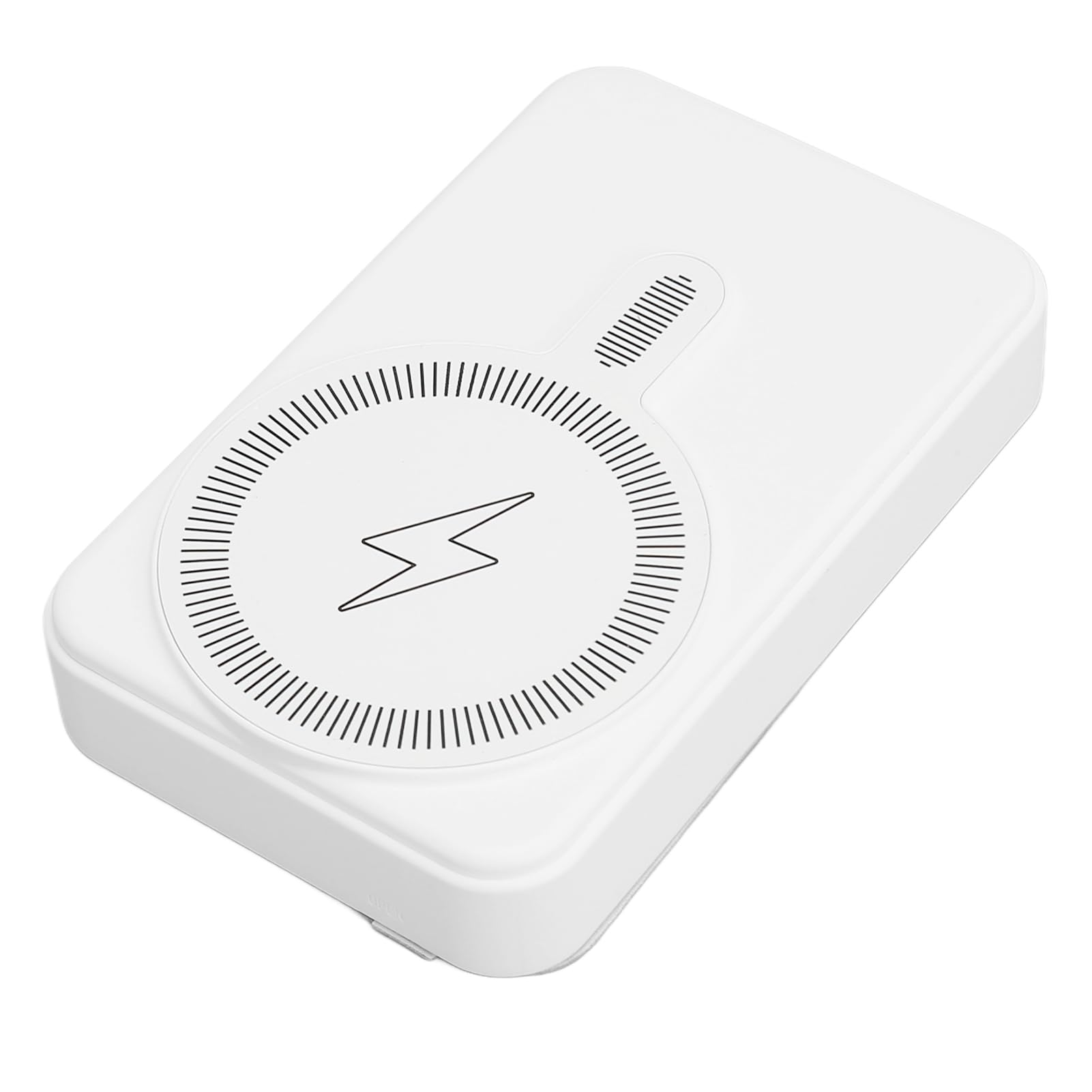 Cargador Portátil Inalámbrico, Batería Magnética de 10000mAh de Alta Capacidad con Pantalla LED para 14, 13, 12 Series (Blanco)