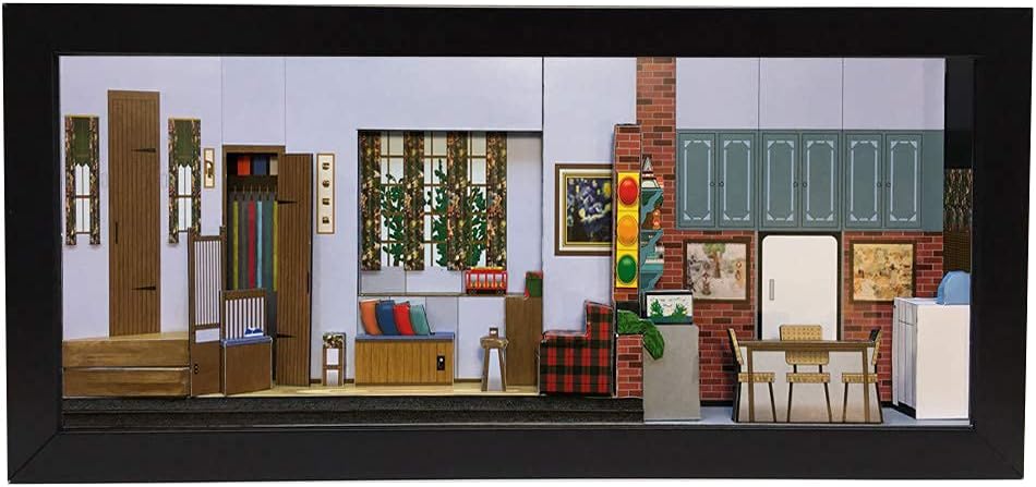 Mister Rogers shadowbox diorama | Mister Rogers merchandise for your diehard fan - memorabilia picture art collector gift