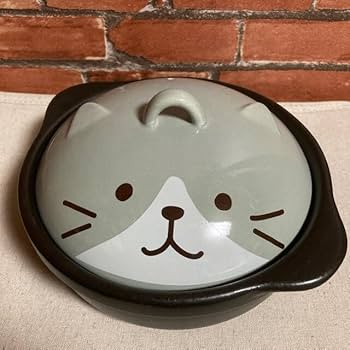 Amazon.co.jp: FUKU FUKU Nyanko ふくふくにゃんこ 土鍋にゃんこ