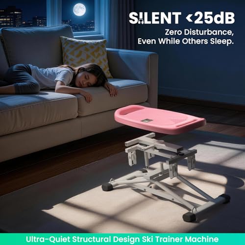 Image of Balance Board for Adults, Rocking Stepper with Resistance Bands, 300LBS Portable Wobble Board, Quiet Side to Side Ski Simulator Trainer Exercise Machine for Home Gym Core Workout