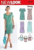 New Look sewing pattern 6022: Misses' Dresses & Bag size A (6-8-10-12-14-16)