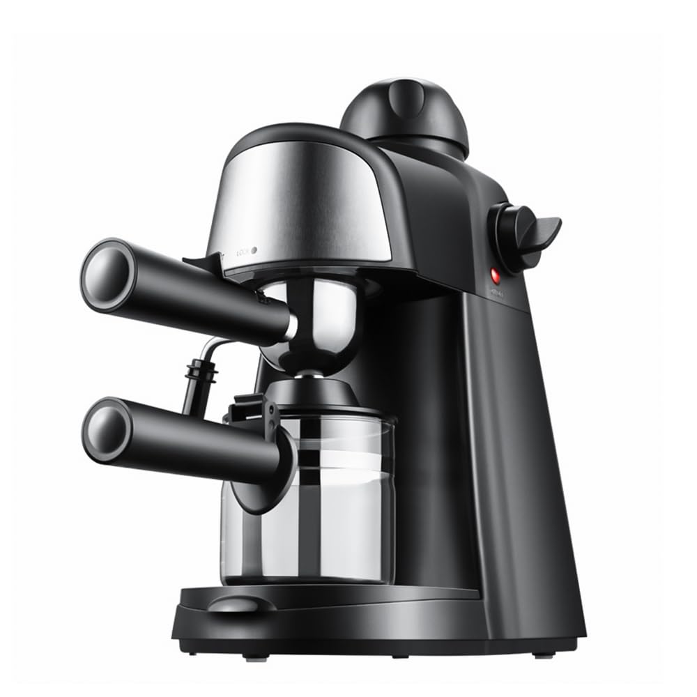 Cafetera Máquina de café espresso 5 barras 2-4 tazas 240 ml de capacidad 800 W Cafetera espresso con vaporizador de leche vaporizador Varita para capuchino Latte Macchiato Mocha