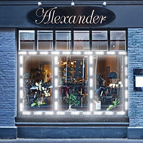 Wichemi 100Ft Storefront Led Light Bluetooth App Control Led Module For Signs Daylight White 6500K 1.32W 12V Dc 200Pcs 2835 Smd 3 Led Window Lights For Business Strip Light For Store Advertising Décor thumb #7