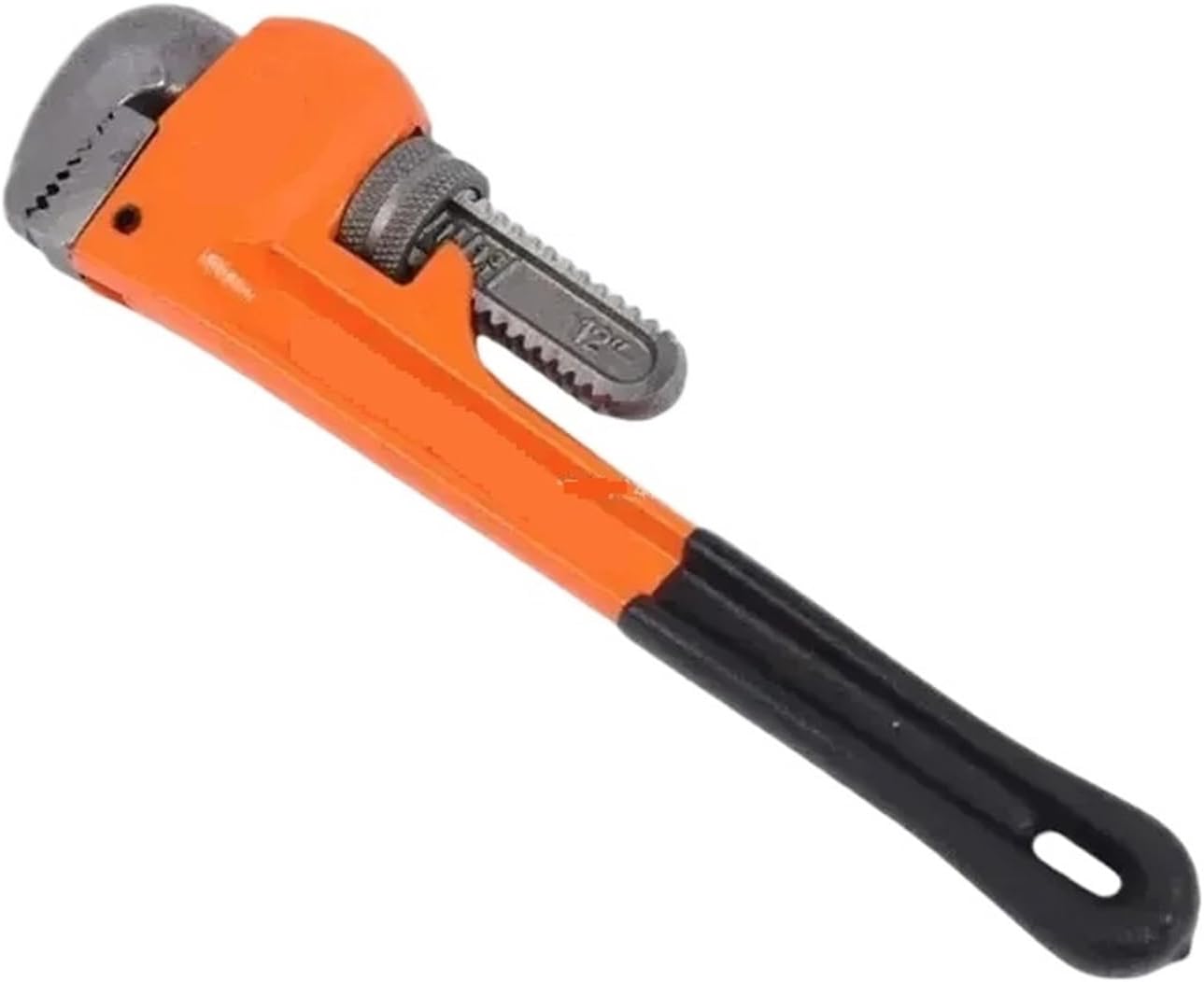 CAARLA Pipe Wrench Straight Clamp Plumbing Pipe Pliers Spanner Tool Wrench Universal Pipe Heavy Adjustable Plumber Dutys 8"/10"/12"/14"/18"(8 inch)
