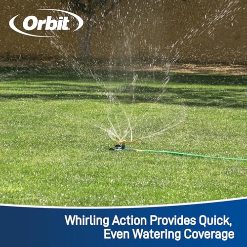 Image of Orbit 58288 3-Arm High-Rise Sprinkler (2-Pack 3-Arm Metal Sprinkler with Wheel Base)