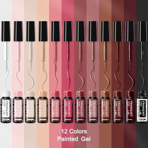 Gel de uñas TWOEIGHT set 12 colores 8ml miniatura 2
