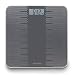 Produktbild Medisana PS 430 digitale Personenwaage bis 180 kg - Körperwaage zur Messung des Gewichts - Badezimmerwaage mit Anti-Rutsch-Oberfläche in grau - 40458