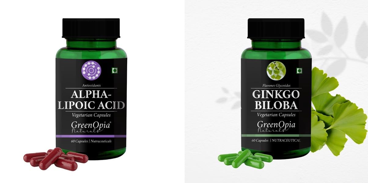 AlphaLipoic Acid Ginkgo Biloba Wellness Daily Vitality 60 CAPSULES-image-39