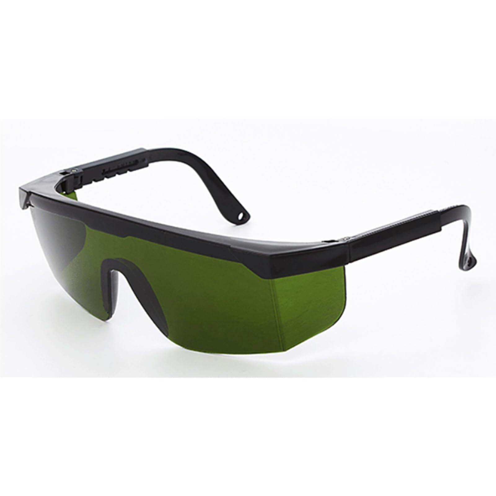 BigCheer Gafas de protección láser diodo láser con extensión telescópica, 200 nm – 2000 nm, con paño de limpieza y funda (verde)