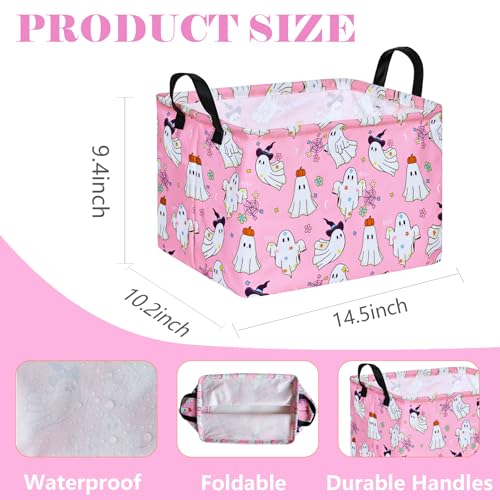 Image of Rectangle Gift Storage Basket Home Shelf Storage Basket Organizer Box Clothes Laundry Hamper Nursery Basket Laundry Basket with Handles