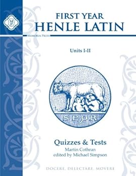 Paperback Henle Latin Quiz Pack Unit 1-2 Book