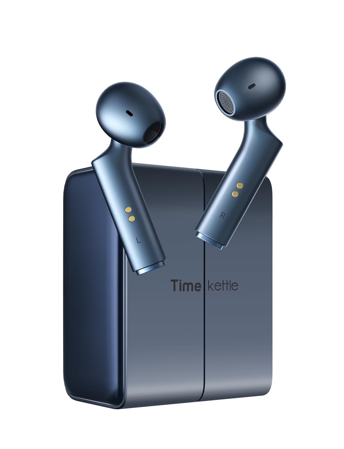 Timekettle W4 Translation Earbuds,for Global Business & Relationships,Bone-Voiceprint Sensor for Clear Voice in Noise, AI Auto-Correction,Protected Privacy with GDPR,Instant Setup via iOS/Android APP