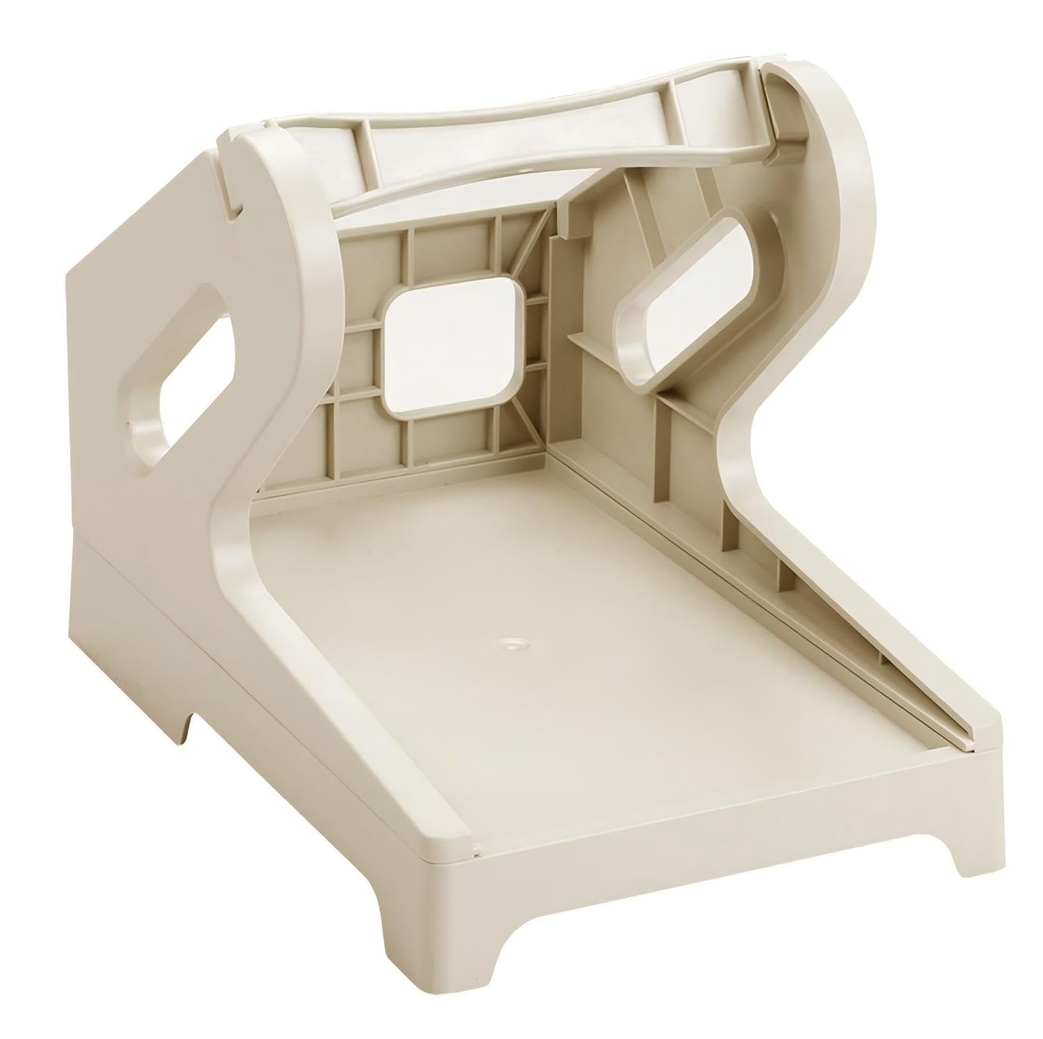 HIROBOT Label Holder for Thermal Label Printer, Desktop External Label Organizer for Roll and Fanfold Labels, Shipping Label Stand Compatible with 4x6, 3x5, 3x2, 2x2, 2x1 and Round Labels-image-5