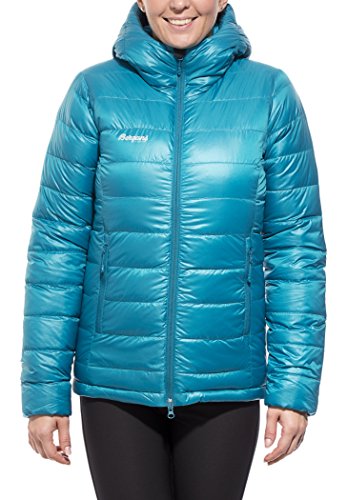 Doudoune Bergans Cecilie bleu pétrole : anorak en duvet technique pour femme
