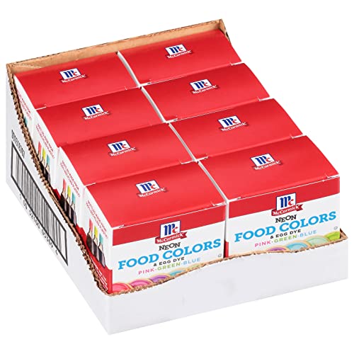 Image of McCormick Neon Assorted Food Colors & Egg Dye, 1.5 fl oz (Pack of 8)