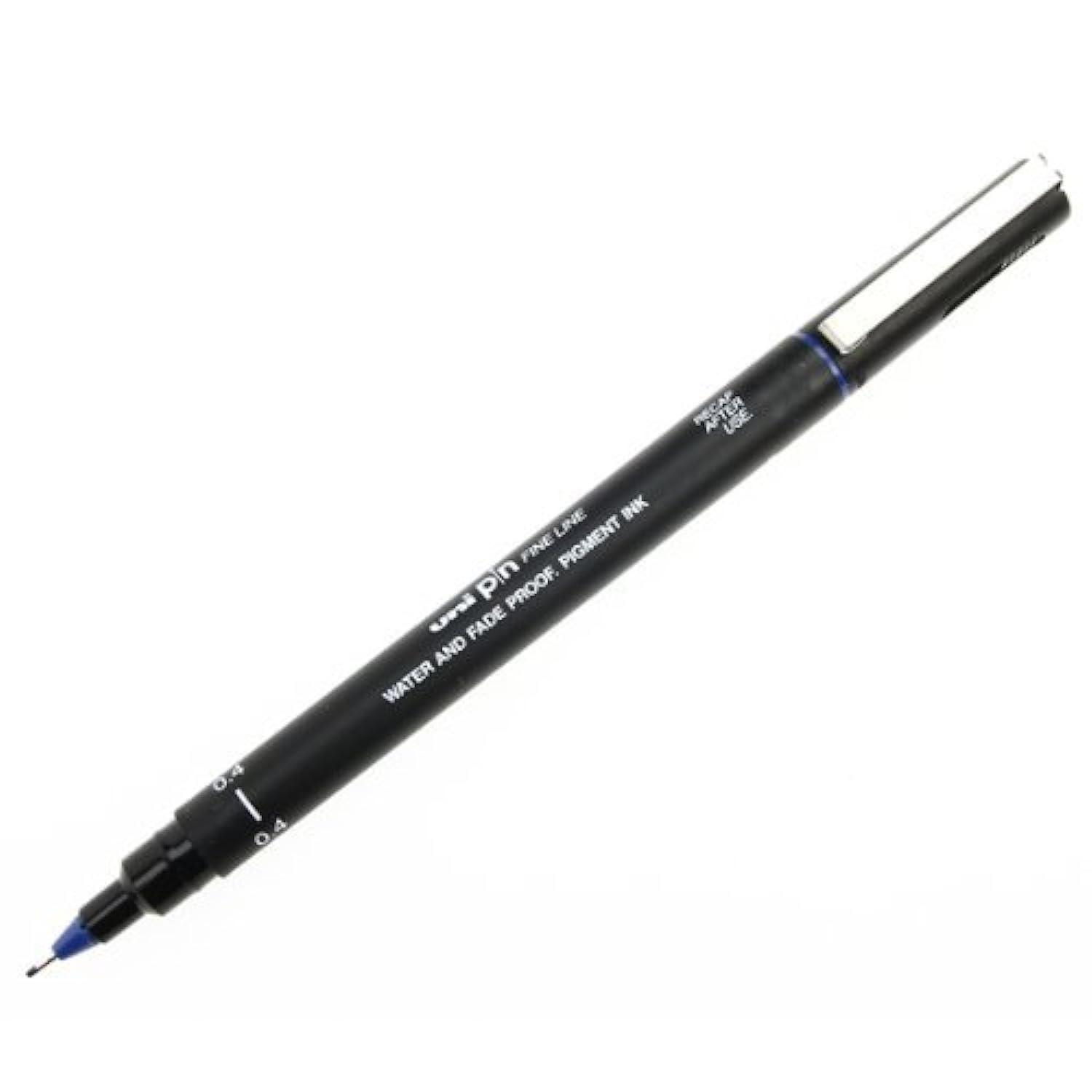 uniball Uni Pin Blue Fine Line Marker 0.4mm