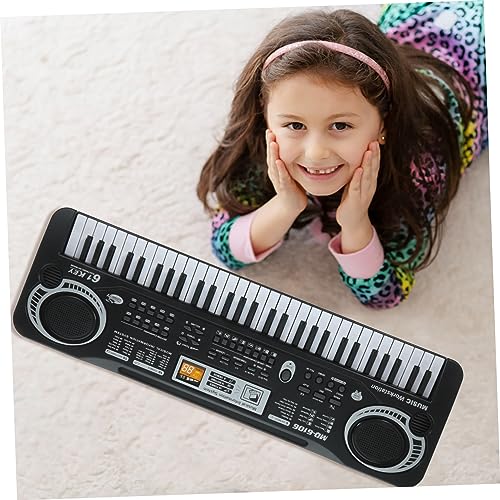 OFFSCH 61 Piano Électronique Portable pour Enfants Piano à Clavier pour Enfants Claviers Électroniques Piano pour Enfants Pianos Numériques Clavier Musical pour Jouet Musique - Les Beatles, Paul McCartney, John Lennon, RIngo Starr, George Harrison OFFSCH 61 Piano Électronique Portable pour Enfants Piano à Clavier pour Enfants Claviers Électroniques Piano pour Enfants Pianos Numériques Clavier Musical pour Jouet Musique – Image 6