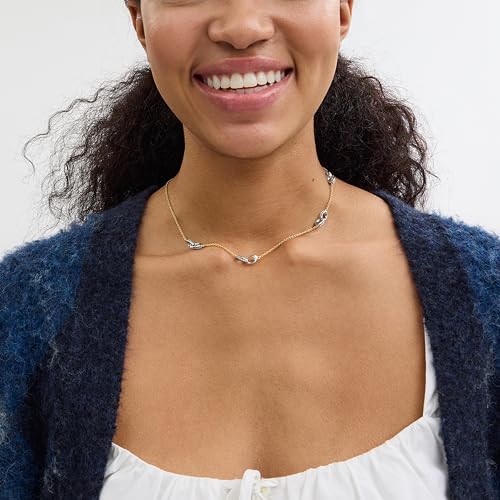 COACH Women's Signature Pavé C Strand Necklace4