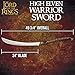 United Cutlery Lord of The Rings High Elven Warrior Sword Replica | Officially Licensed | Silkscreen Wooden Display Plaque | Certificate of Authenticity | 49 3/4