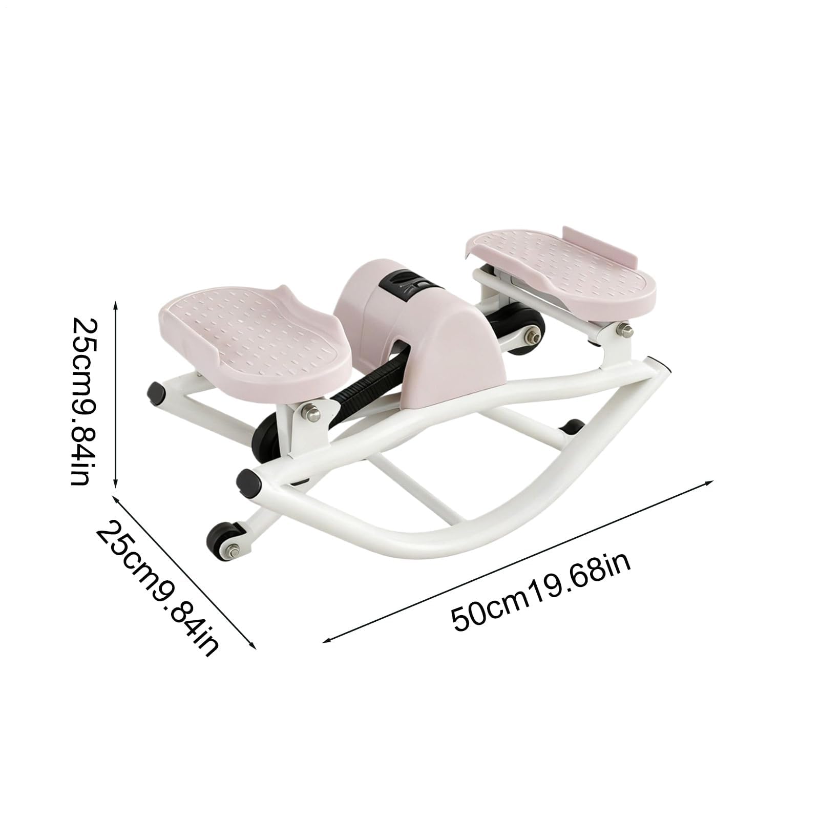 Core Exerciser Equipment, tragbare kompakte Low Shock Step Rocker für Bauchmuskel- und Beintraining – ideal für Zuhause, Büro, Wohnung oder Fitnessstudio