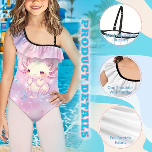 Image of Yzaoxia Girls One Piece Swimsuits Bathing Suit for Kids Swimwear 3-14Y
