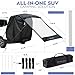 Moonshack SUV Tailgate Tent with Stargazing Roof- Weatherproof Car Camping Tent Made from 3000MM Waterproof Polyester - SUV Camping, Hatckback Tent with Mosquito Net - Car Tents for Camping SUV Tents