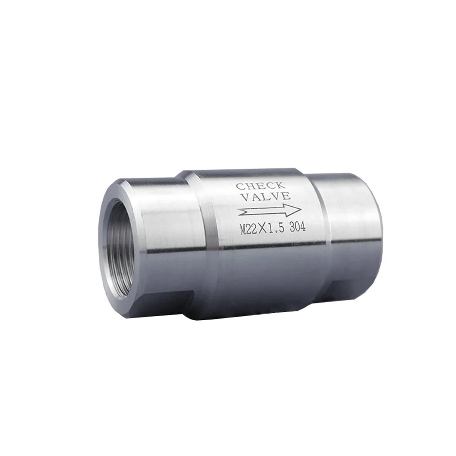 Clapet anti-retour 1/4" inox 304 solution contre reflux eau et huile