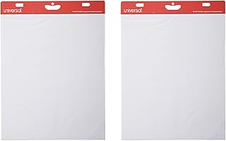 Universal 35603 Self Stick Easel Pads, Unruled, 25 x 30, White, 30-Sheet...