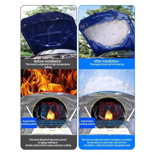 Tapis insonorisé capot Mercedes ML W166 isolant thermique - 6
