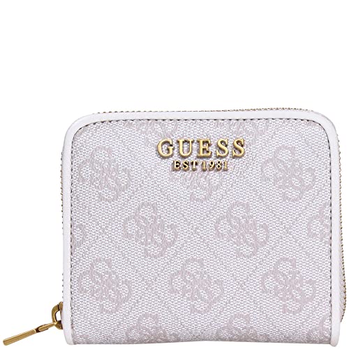 GUESS Izzy Small Zip Around Wallet, Dove Logo