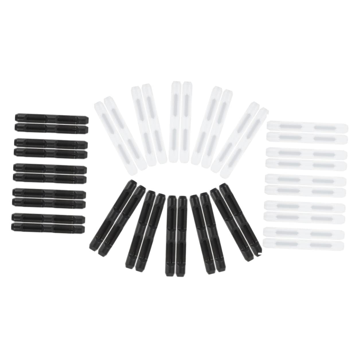 Healvian 80paare Silikon Brillenbügel Überzüge Antirutsch Ohrpolster Für Brillen Und Sonnenbrillen Rutschfeste Brillenhalter Für Sport Und Outdoor-aktivitäten Und Transparent