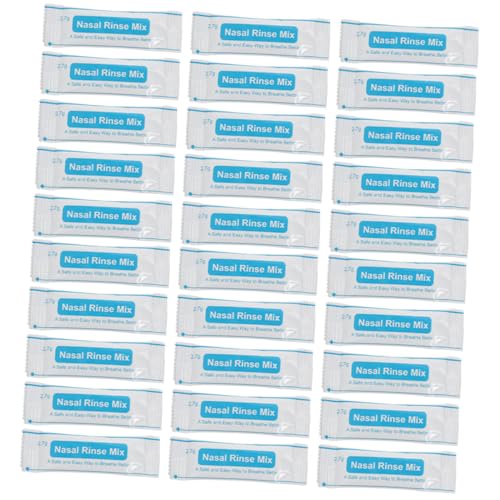 Veemoon 80 pezzi Bustine Nasale Istantaneo per Lavaggio Nasale Fisiologico Bustine per Casa Viaggio e Lavoro