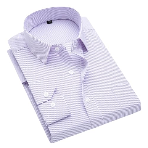 Robe décontractée homme sans plis et coupe ajustée rayée