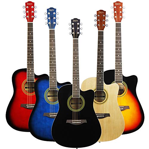 JTRHD Guitare Acoustique Manquant d’angle Lumineux Folk Guitar Body Barrel pour Adultes et Enfants (Couleur : A, Size : 41 inches) - Les Beatles, Paul McCartney, John Lennon, RIngo Starr, George Harrison JTRHD Guitare Acoustique Manquant d'angle Lumineux Folk Guitar Body Barrel pour Adultes et Enfants (Couleur : A, Size : 41 inches) – Image 6