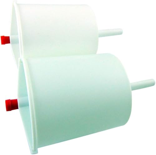 Miniatura 2 de Westmon Works Palanca de plástico blanco con botón de comunión para comunión, 5 pulgadas, juego de 2