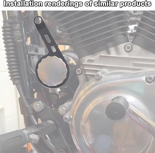 Miniatura 4 de xitomer Llave de filtro de aceite de 2-12 pulgadas, apta para GL1500GL1800 2001-2017  ST1100VT750  VTX Series removedor de filtros de aceite de