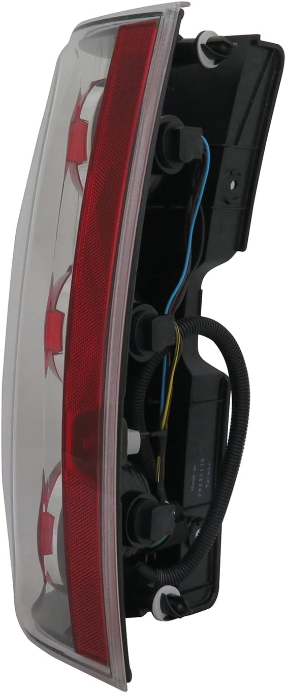 TYC Right Tail Light Assembly Compatible with 2007-2014 GMC Yukon Denali Suv