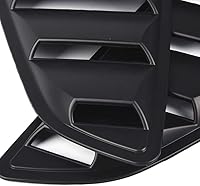 Vista 2 de Para 2015 2016 2017 2018 compatible con Ford Mustang GT V6 Ventilaciones Estilo Cuarto 1/4 Ventana Lateral Cubierta de la Cuchara